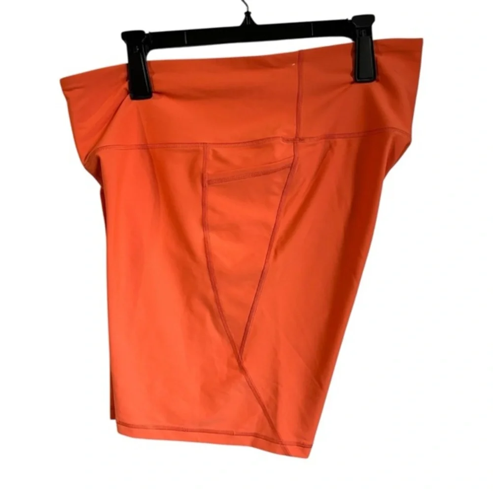 Old Navy Active Power Soft High Rise Bike Shorts Size XXL Neon orange
